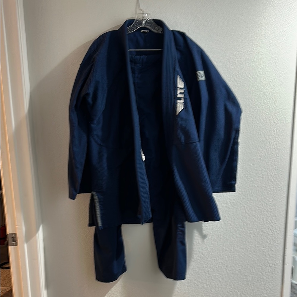 Blue Martial Arts Jacket and pants